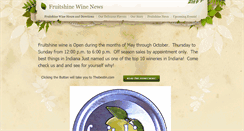 Desktop Screenshot of fruitshinewine.com